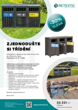 Leták 30% sleva Trojkoš Leták 30% sleva Trojkoš