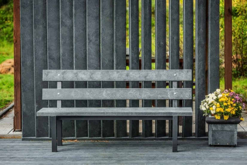 Lavička Retextil® - kov