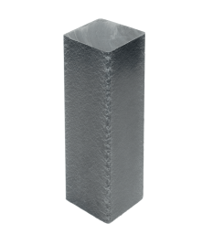 Sloupek čtyřhran 5x5x245, šedá