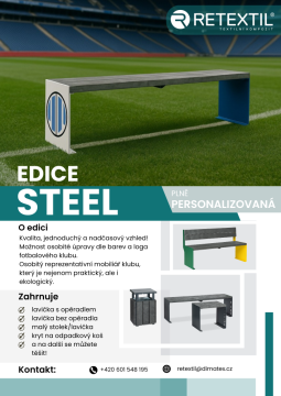 Individuální mobiliář pro fotbalové kluby